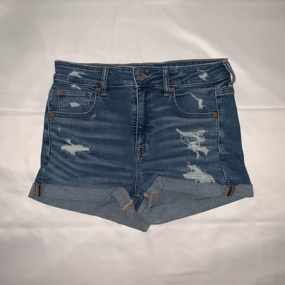 Hi-rise shortie American Eagle jean shorts - Picture 1 of 3
